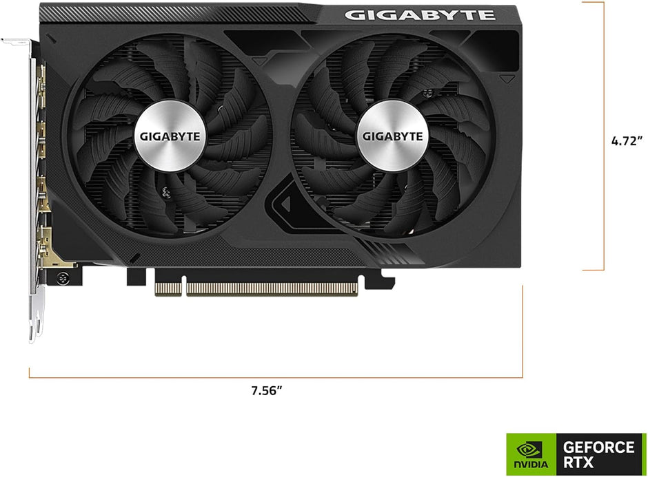 SCHEDA VIDEO GIGABYTE RTX 4060 WF2 OC 8GB