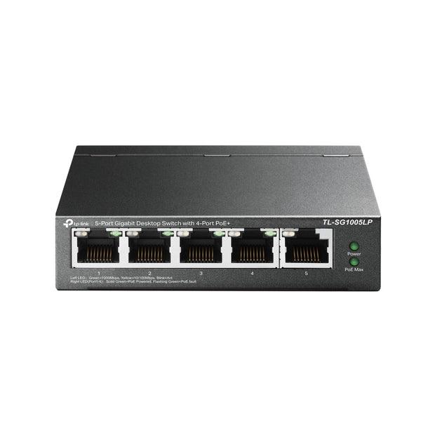 HUB SWITCH 5 PORTE 4  POE+1 GIGABIT PN:TL-SG1005LP TP-LINK