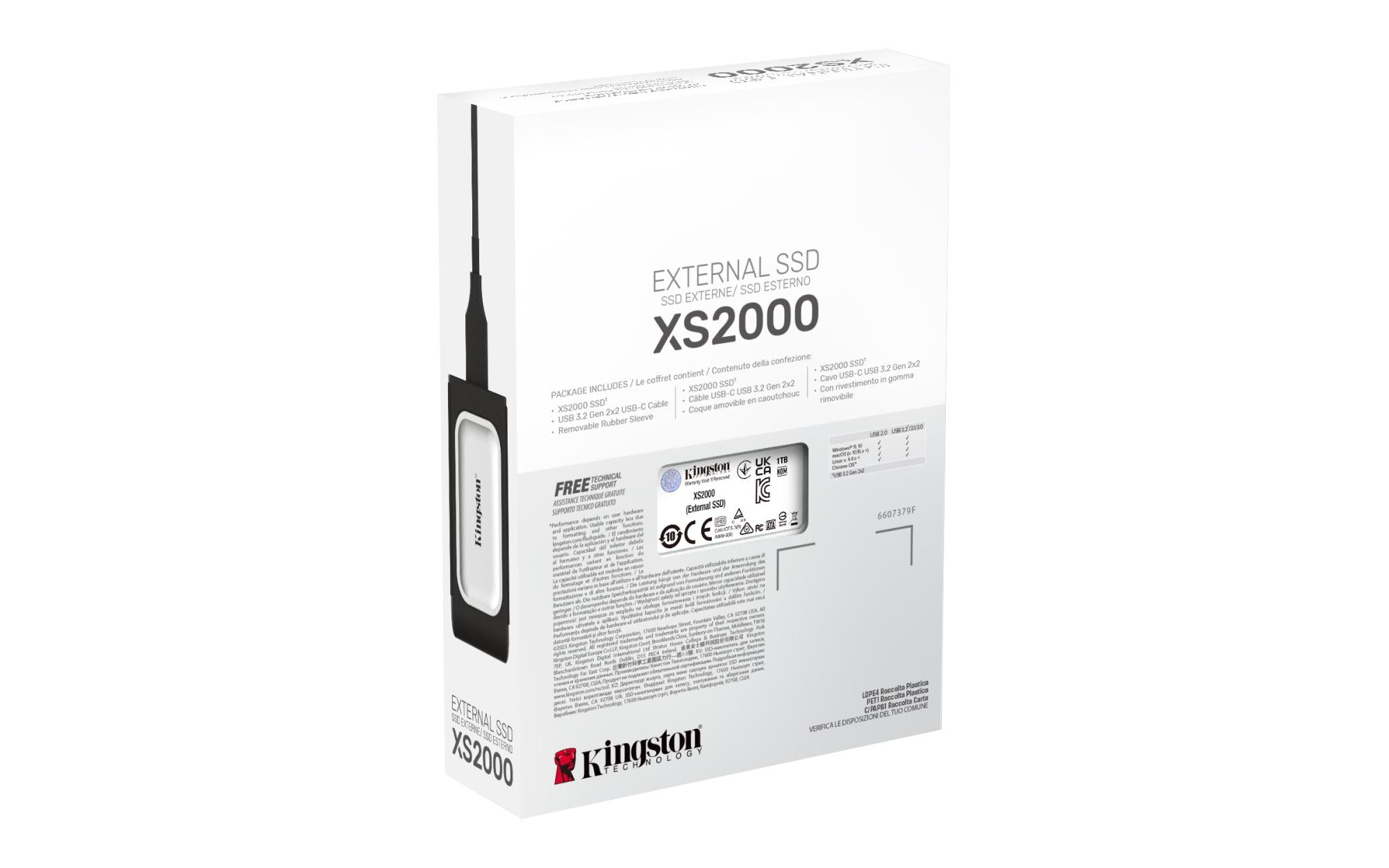 SSD ESTERNO 1TB KINGSTON SXS2000-1000G