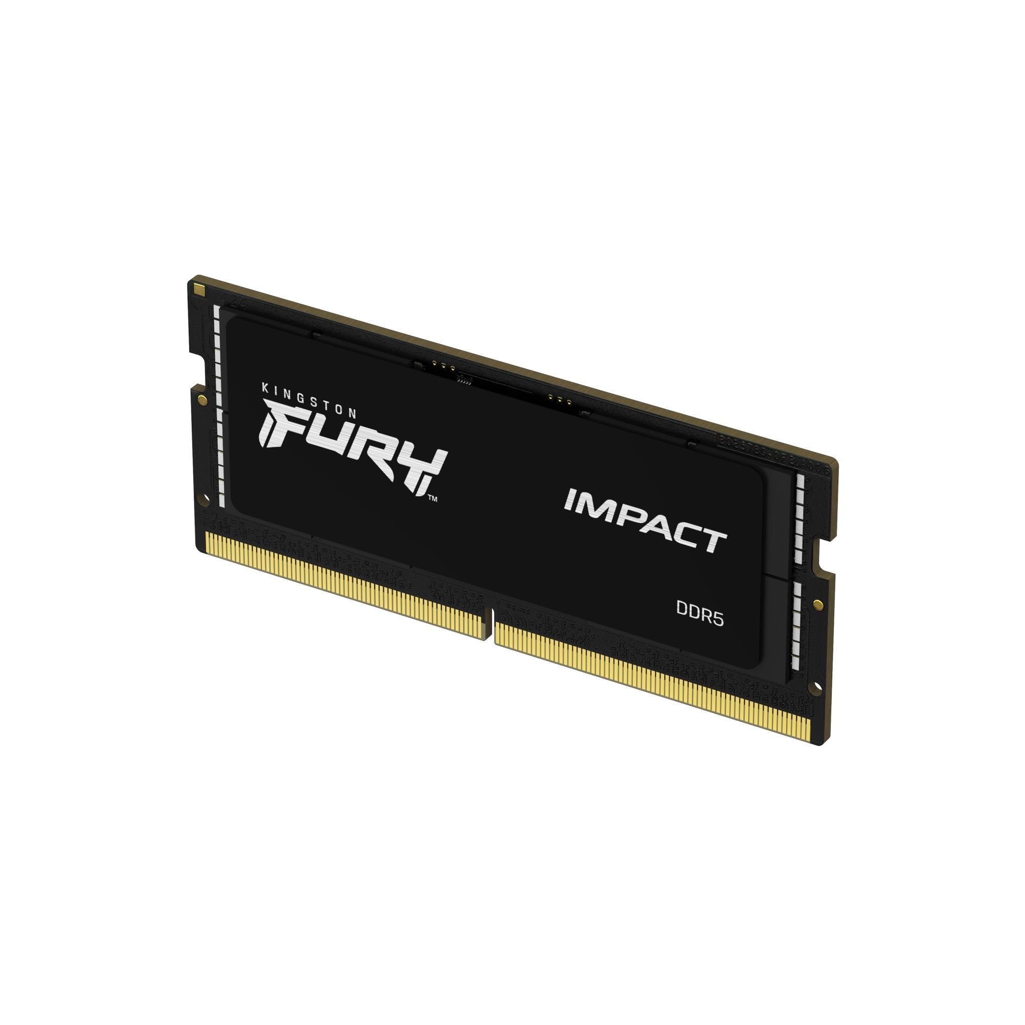 SO-DIMM DDR5 16GB 6400MHZ FURY IMPACT CL38 KINGSTON PN:KF564S38IB-16