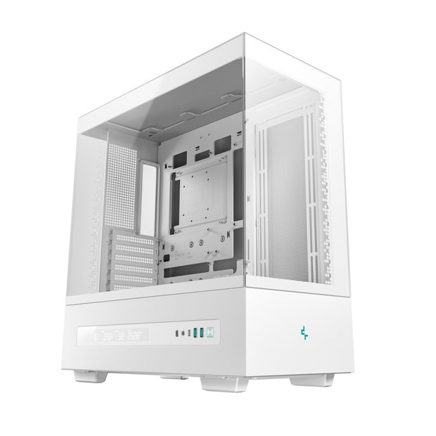 CASE DEEPCOOL MID TOWER CH690 DIGITAL WHITE 2 PANNELLI VETRO PN:R-CH690-WHNNA0D-G-1