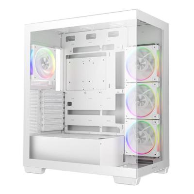 CASE PC CG580 BIANCO 2 PANNELLI VETRO E 4 FAN ARGB DEEPCOOL