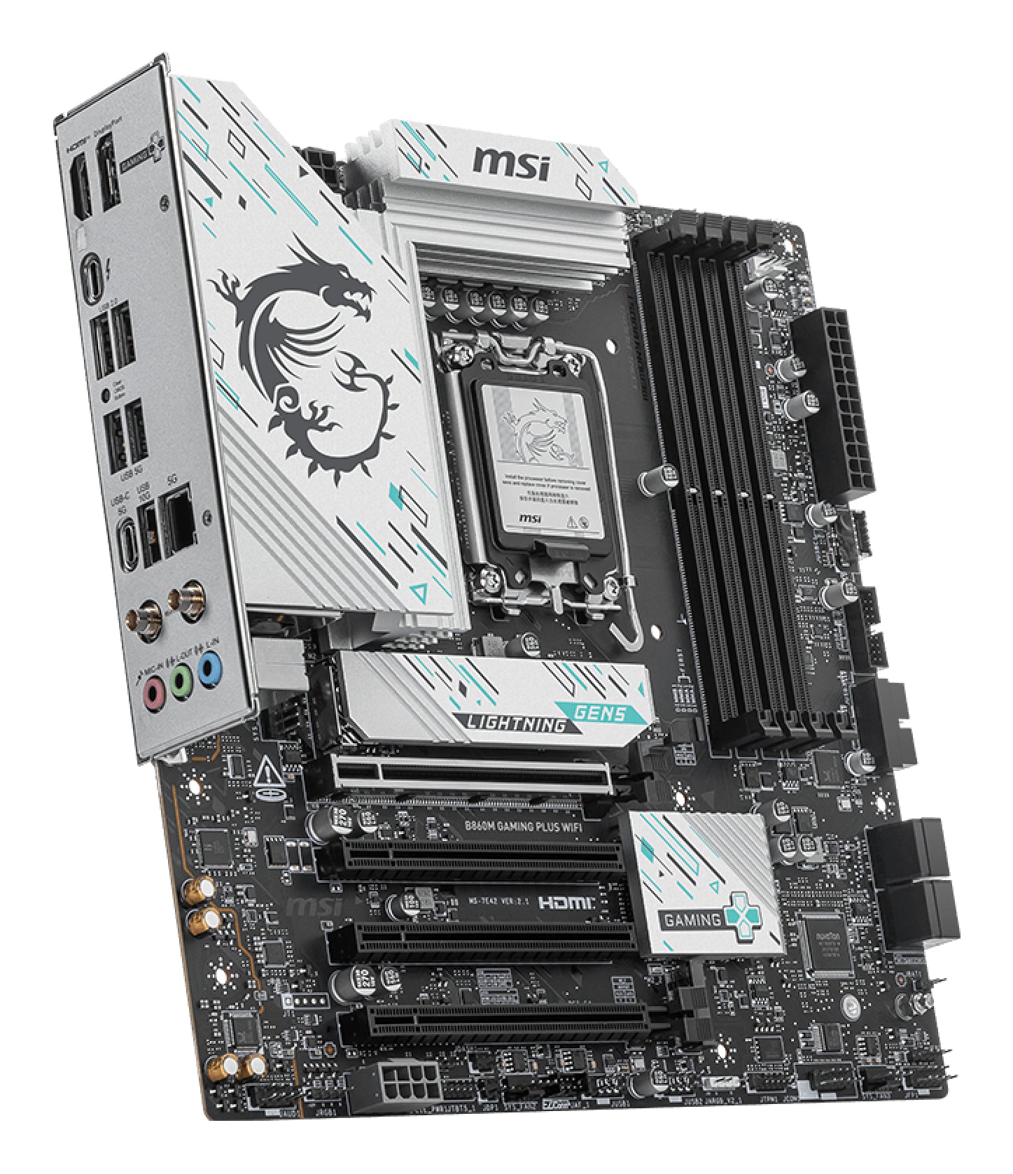 MOTHERBOARD MSI SK-1851 B860M GAMING PLUS WIFI DDR5