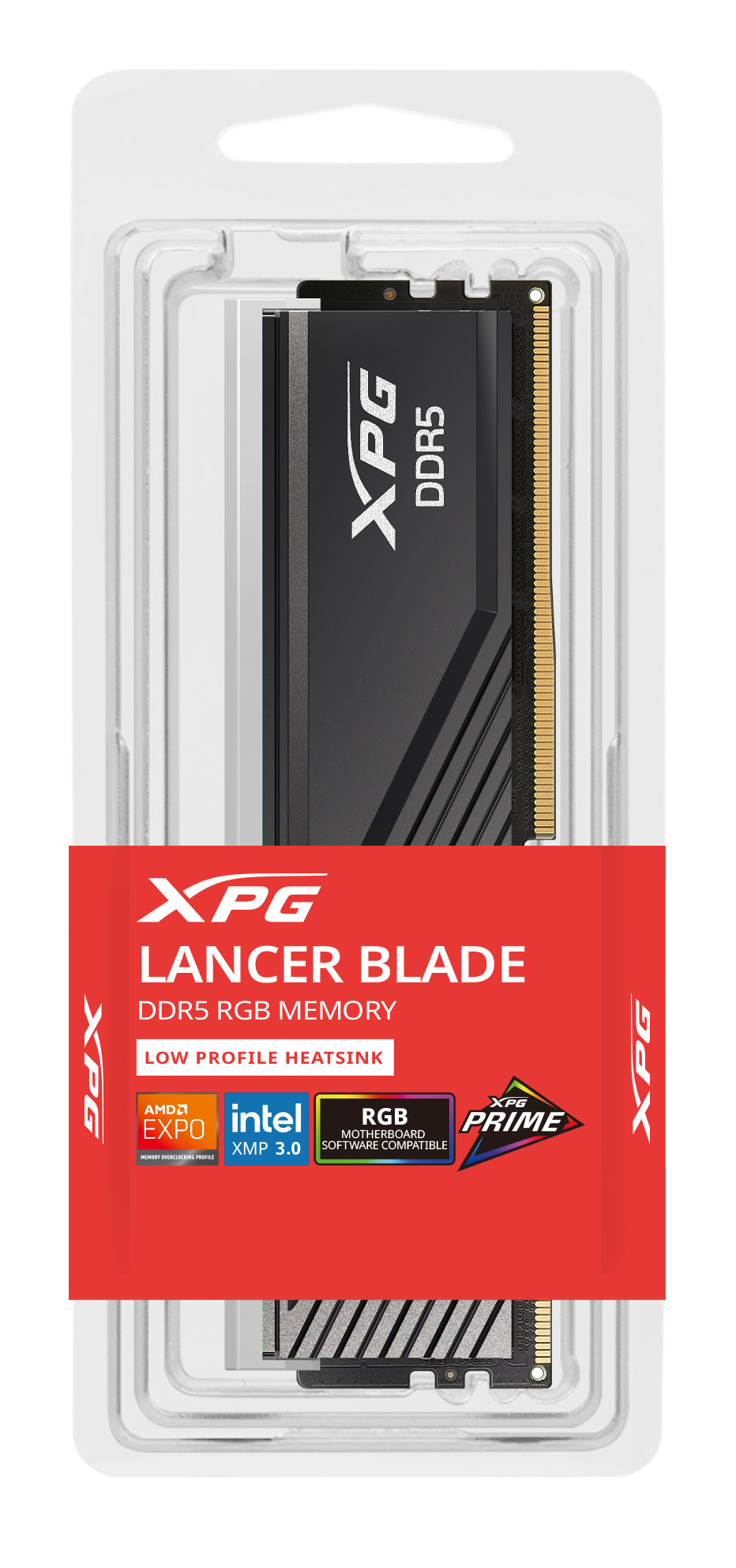 DDR5 16GB 6000MHZ XPG LANCER BLADE RGB GAMING ADATA PN:AX5U6000C4816G-SLABR