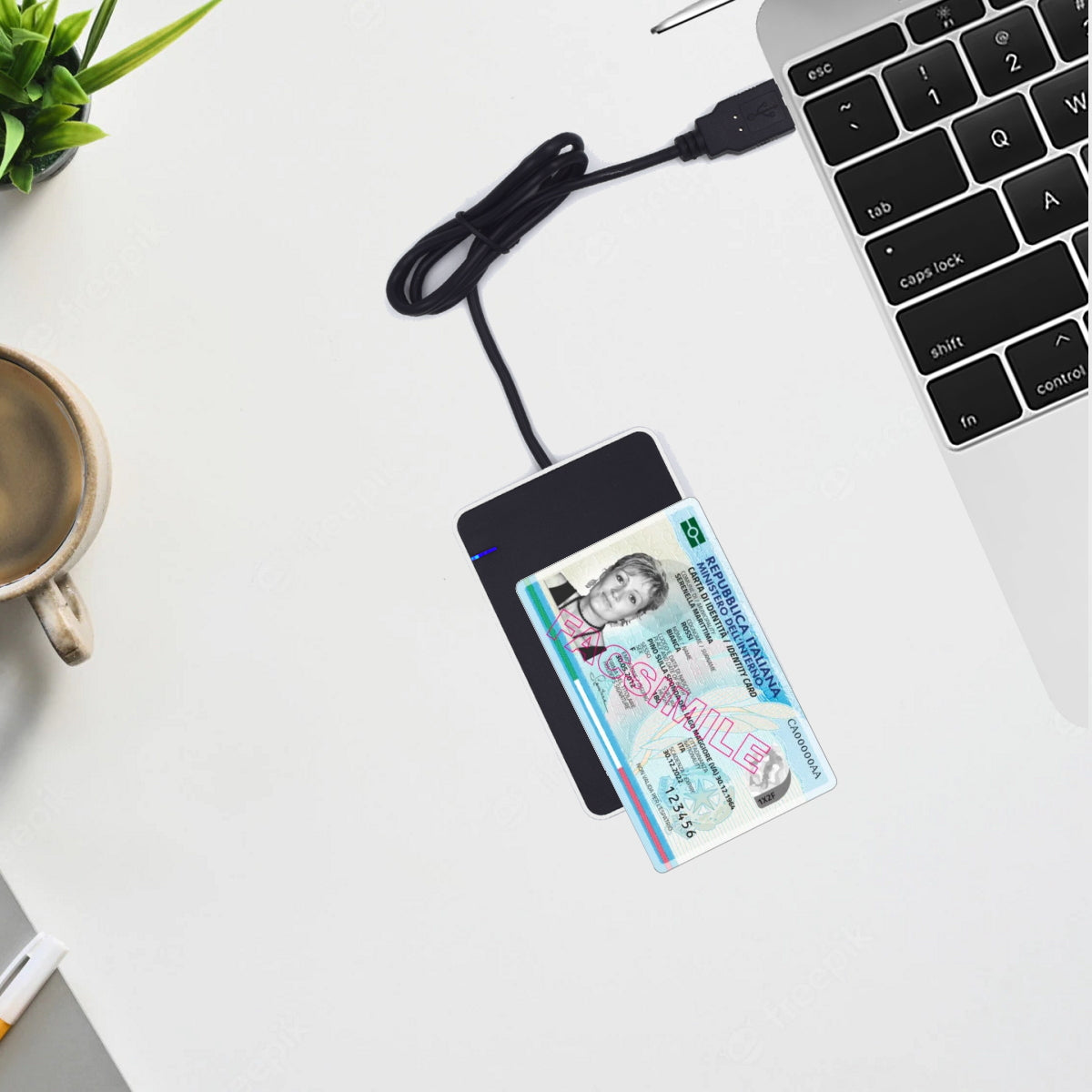 LETTORE SMART CARD EXT.USB  EWENT EW1053 (NFC/CIE 3.0)