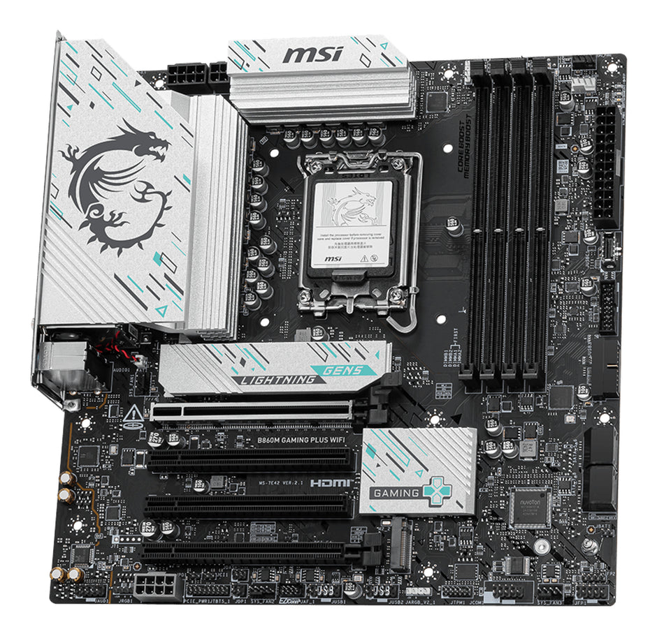 MOTHERBOARD MSI SK-1851 B860M GAMING PLUS WIFI DDR5