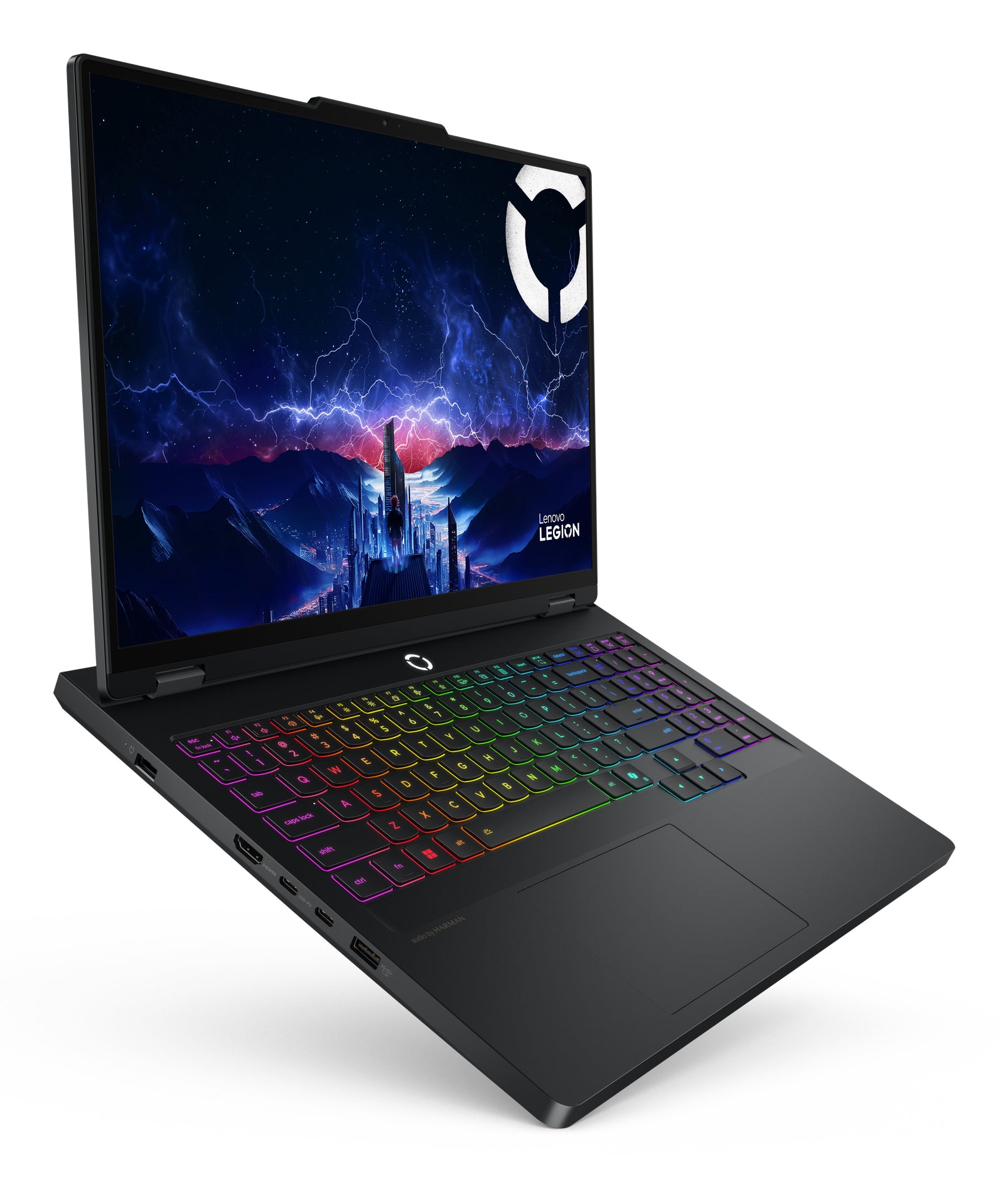 NOTEBOOK LENOVO LEGION PRO 5 ULTRA 7 255HX, 32GB RAM, 1TB SSD, 16.0 WQXGA OLED 165HZ, RTX 5060 8GB, ECLIPSE BLACK, WIFI 7, TASTIERA RGB, FREEDOS  PN:83F3006RIX