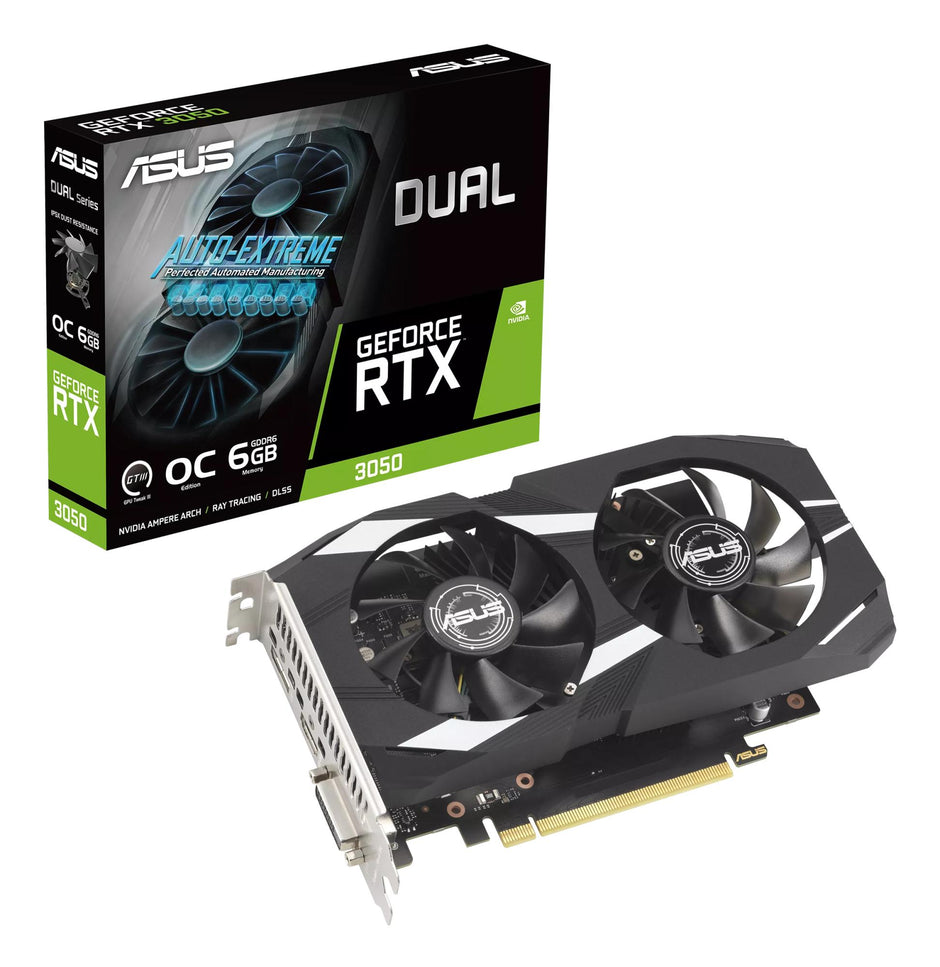 SCHEDA VIDEO ASUS RTX 3050 6GB DUAL OC
