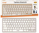TASTIERA BLUETOOTH SILVER PN:BK-801 LINQ
