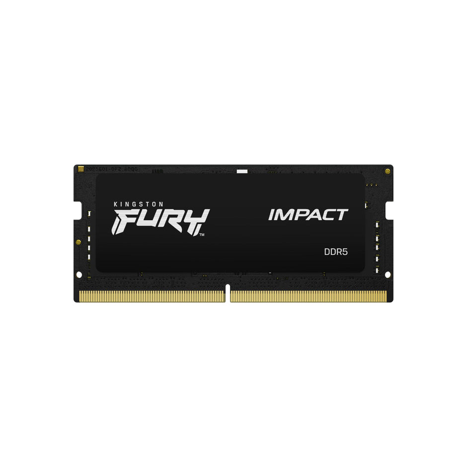 SO-DIMM DDR5 16GB 6400MHZ FURY IMPACT CL38 KINGSTON PN:KF564S38IB-16