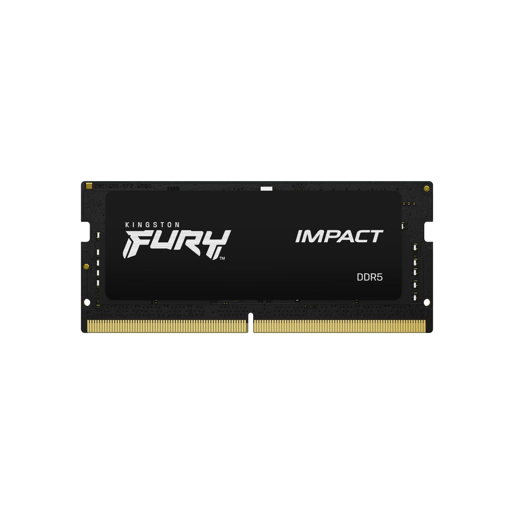 SO-DIMM DDR5 16GB 6400MHZ FURY IMPACT CL38 KINGSTON PN:KF564S38IB-16