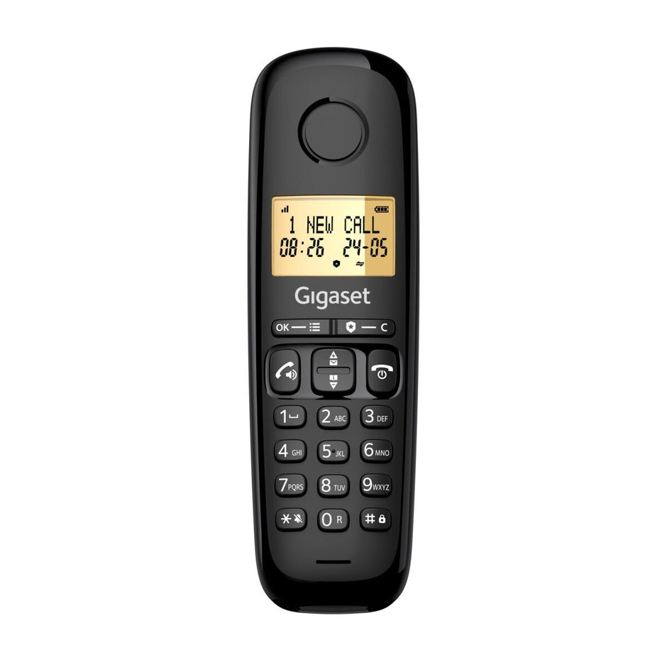 TEL.CORDLESS BASIC 100 TRIO BLACK GIGASET