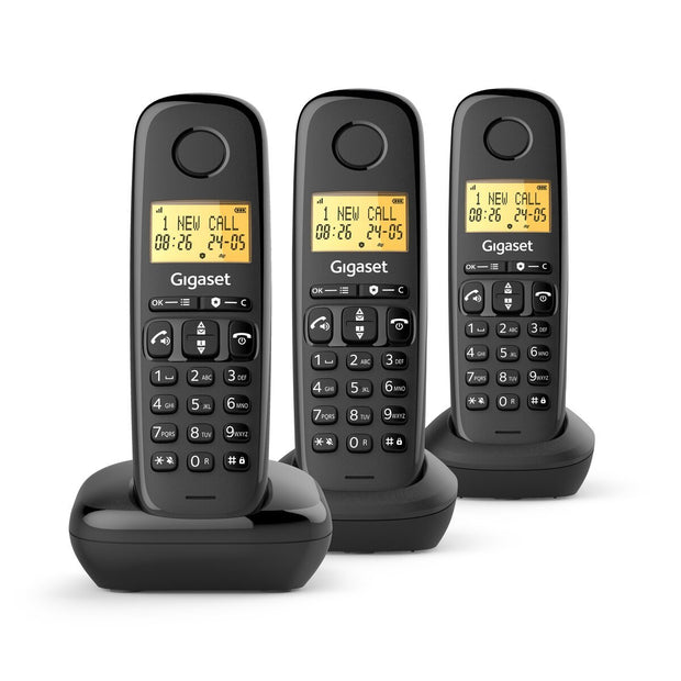 TEL.CORDLESS BASIC 100 TRIO BLACK GIGASET