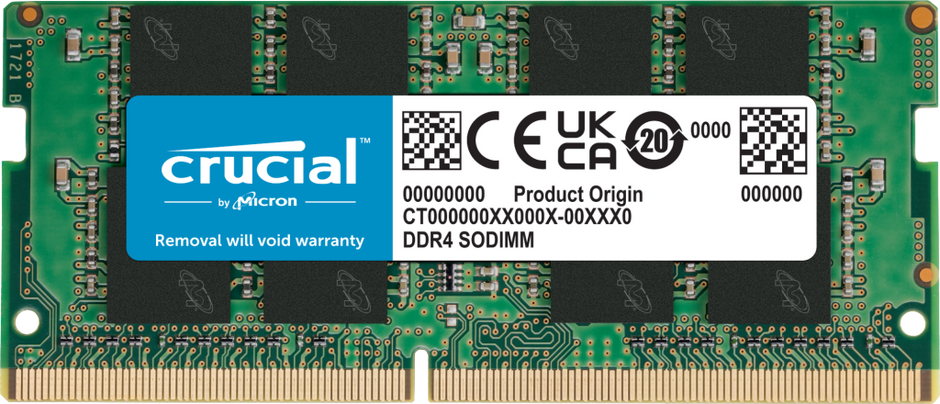 SO-DIMM DDR4 8GB 3200MHZ CRUCIAL PN:CT8G4SFRA32A