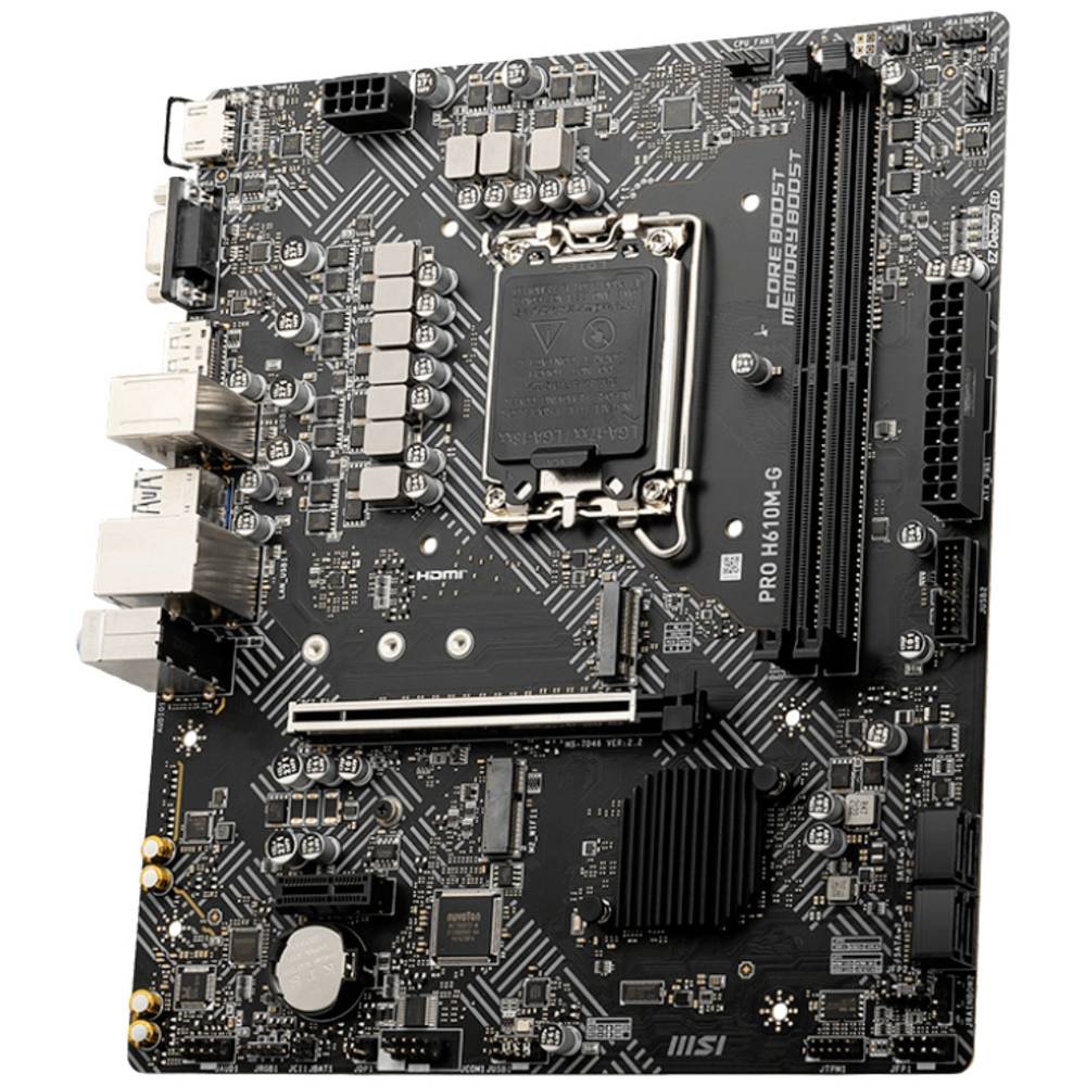 MOTHERBOARD MSI SK-1700 PRO H610M-E D4 DDR5
