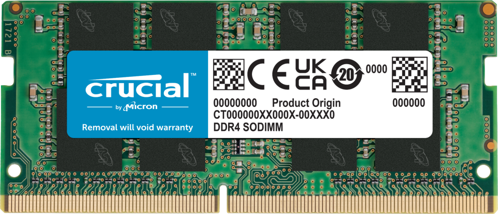 SO-DIMM DDR4 8GB 3200MHZ CRUCIAL PN:CT8G4SFRA32A
