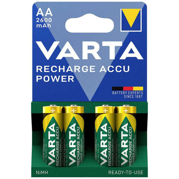 BATTERIA STILO RICARICABILE 2500MAH VARTA 4PZ