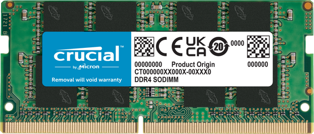 SO-DIMM DDR4 8GB 3200MHZ CRUCIAL PN:CT8G4SFRA32A