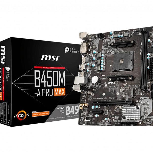 MOTHERBOARD MSI SK-AM4 B450M-A PRO MAX
