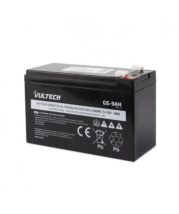 BATTERIA PER UPS 12V/9AH VULTECH REV 2.1