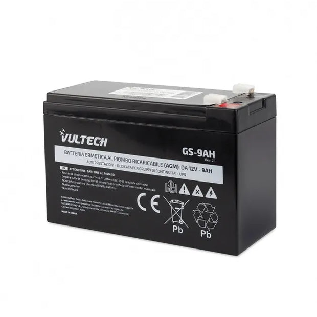 BATTERIA PER UPS 12V/9AH VULTECH REV 2.1