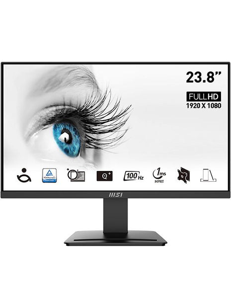 MONITOR MSI LED 23.8 MP2412 FHD 100HZ 1MS BLUE LIGHT INCLINABILE HDMI DP