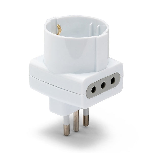 ADATTATORE TRIPLO 10A 2SPINA 1 SHUKO
