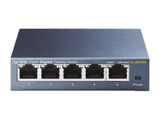 TP-LINK TL-SG105 Non gestito Gigabit Ethernet (10/100/1000) Nero