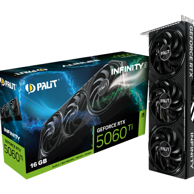 SCHEDA VIDEO RTX 5060TI 16GB INFINITY 3 PALIT