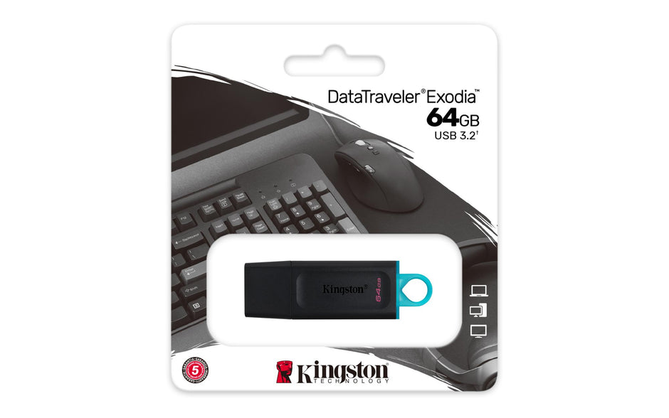 PEN DRIVE KINGSTON 64GB USB 3.2 DTX/64GB