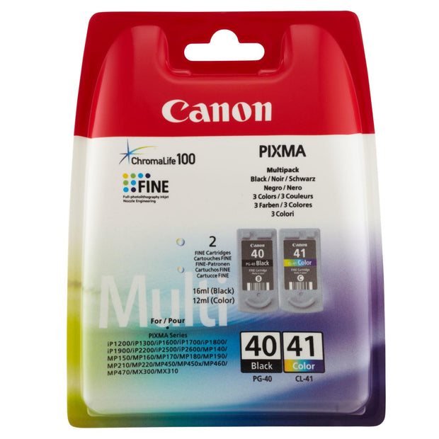 CARTUCCIA CANON PG-40/CL-41 MULTIPACK ORIGINALE
