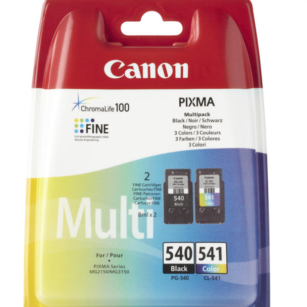 Canon PG-540/CL-541 Multi pack cartuccia d'inchiostro 2 pz Originale Nero, Ciano, Magenta, Giallo