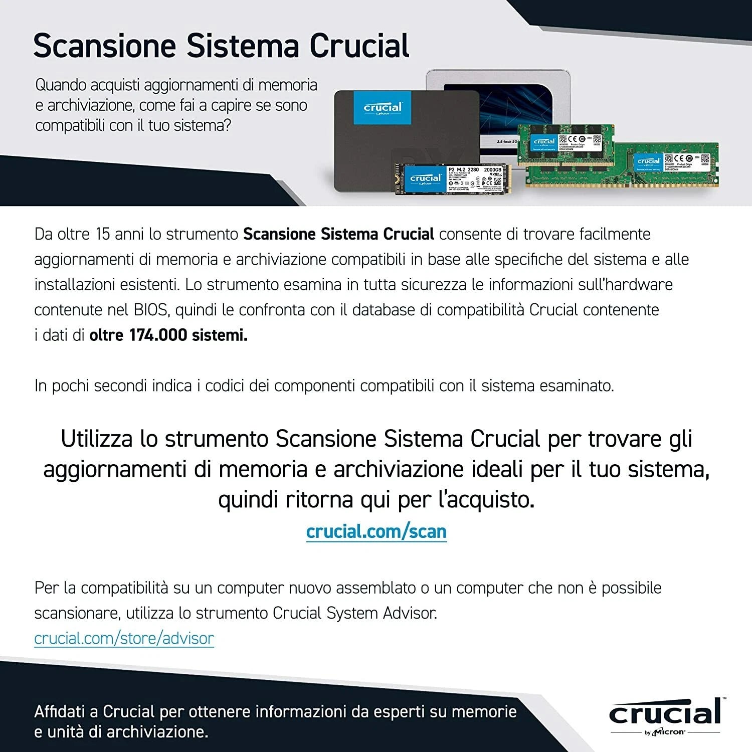 SSD INTERNO SATA3 2.5 240GB CRUCIAL PN:CT240BX500SSD1