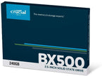 SSD INTERNO SATA3 2.5 240GB CRUCIAL PN:CT240BX500SSD1