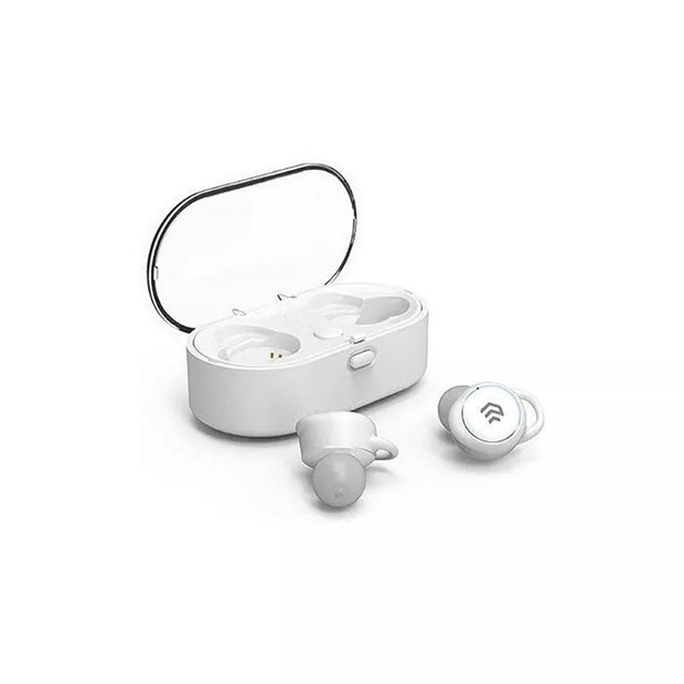 AURICOLARE DEVIA WIRELESS BTH5.0 CON BOX DI RICARICA BIANCHI PN:DETWSBT141W