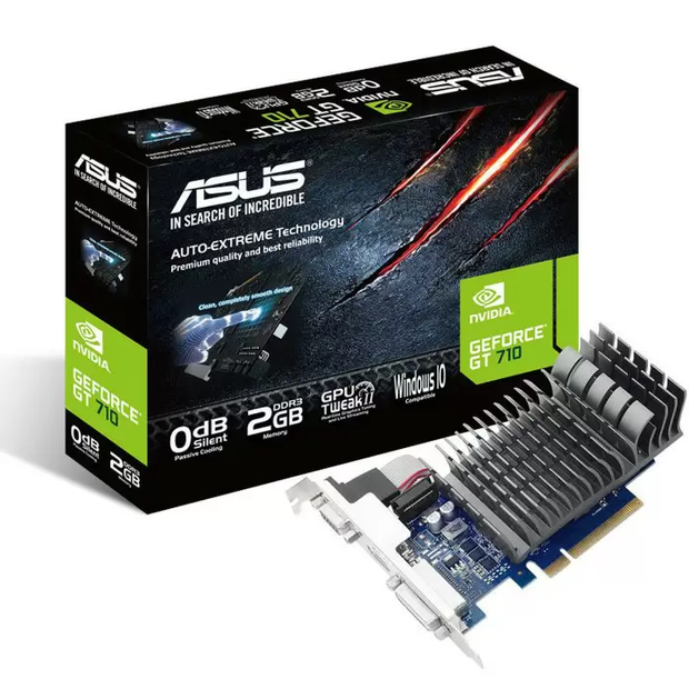 SCHEDA VIDEO ASUS GT710 2GB DDR3 EVO BRK