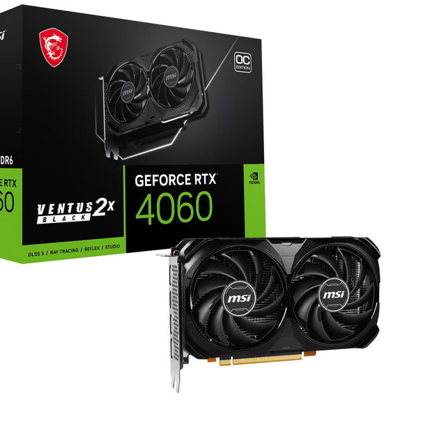 SCHEDA VIDEO MSI RTX 4060 8GB VENTUS 2X BLACK OC