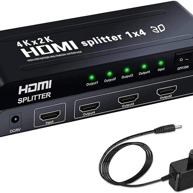 SPLITTER HDMI SWITCH V1,4 FHD 4IN/1OUT 3D CON TELECOM