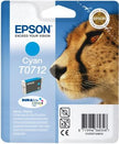 Epson Cheetah Cartuccia di inchiostro Cyan T0712 DURABrite Ultra Ink