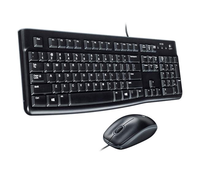 Logitech Desktop MK120 tastiera USB QWERTY Italiano Nero