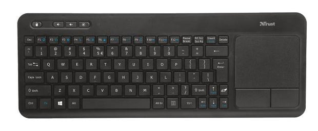 Trust VEZA WIRELESS TOUCHPAD tastiera RF Wireless QWERTY Inglese Nero