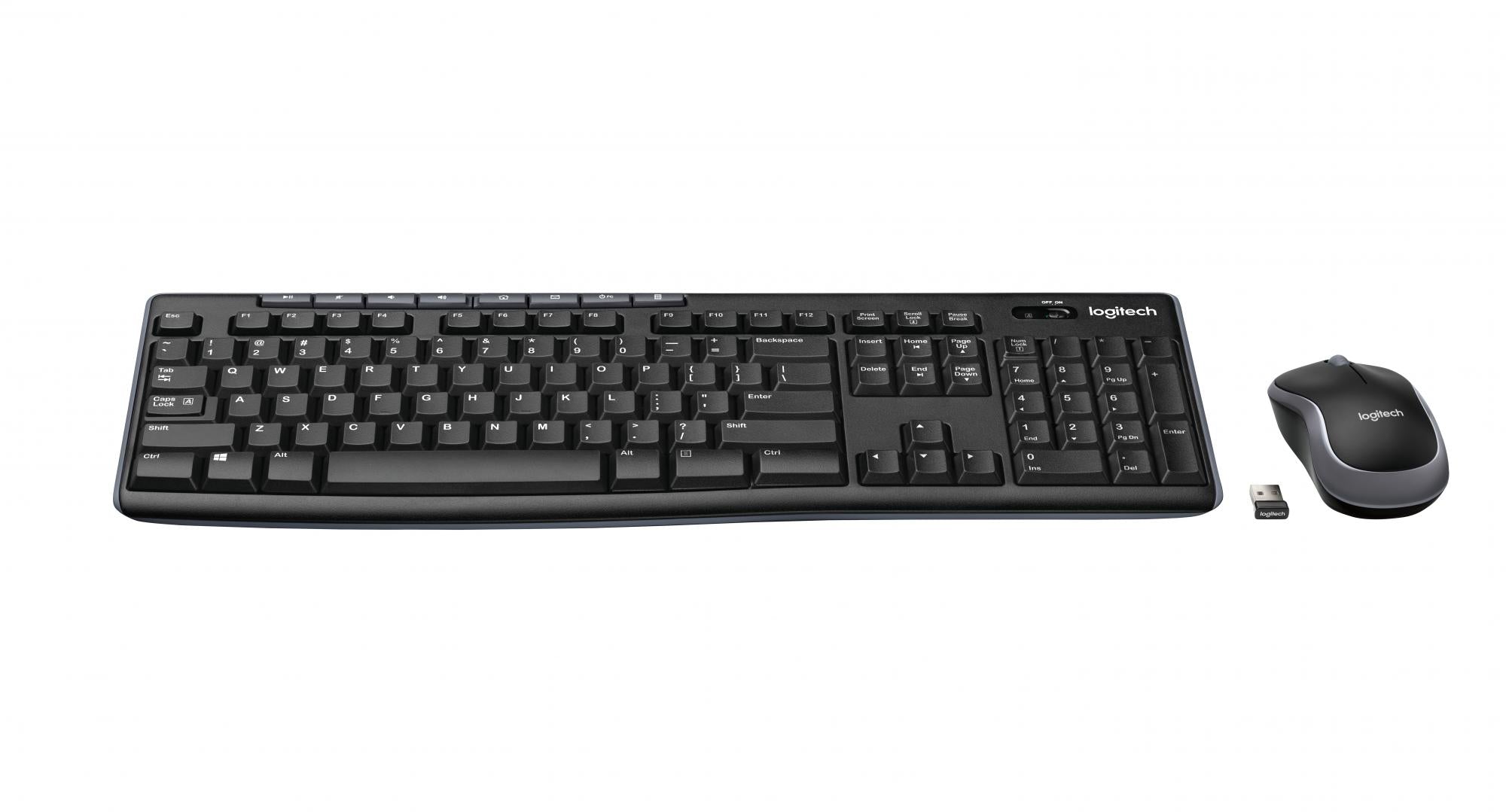 Logitech Wireless Combo MK270 tastiera USB QWERTY Italiano Nero