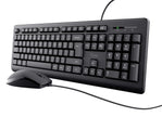 KIT TASTIERA E MOUSE USB TRUST 24646