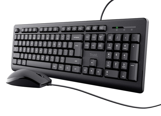 KIT TASTIERA E MOUSE USB TRUST 24646