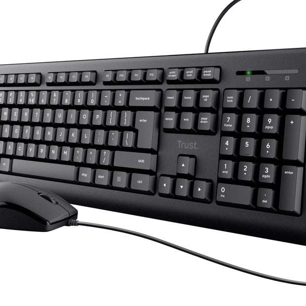 KIT TASTIERA E MOUSE USB TRUST 24646