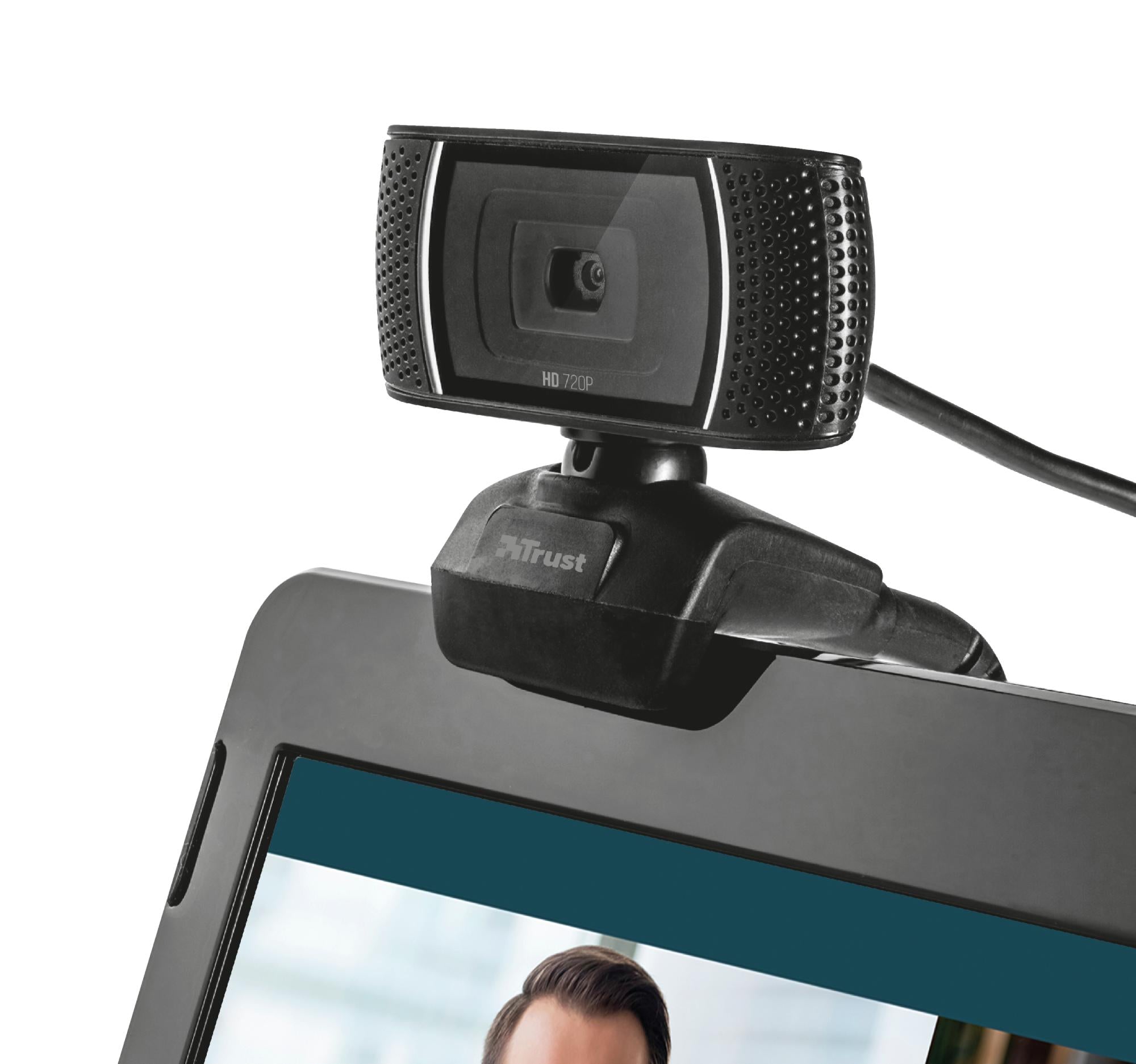KIT TASTIERA MOUSE CUFFIE WEBCAM TRUST 24234