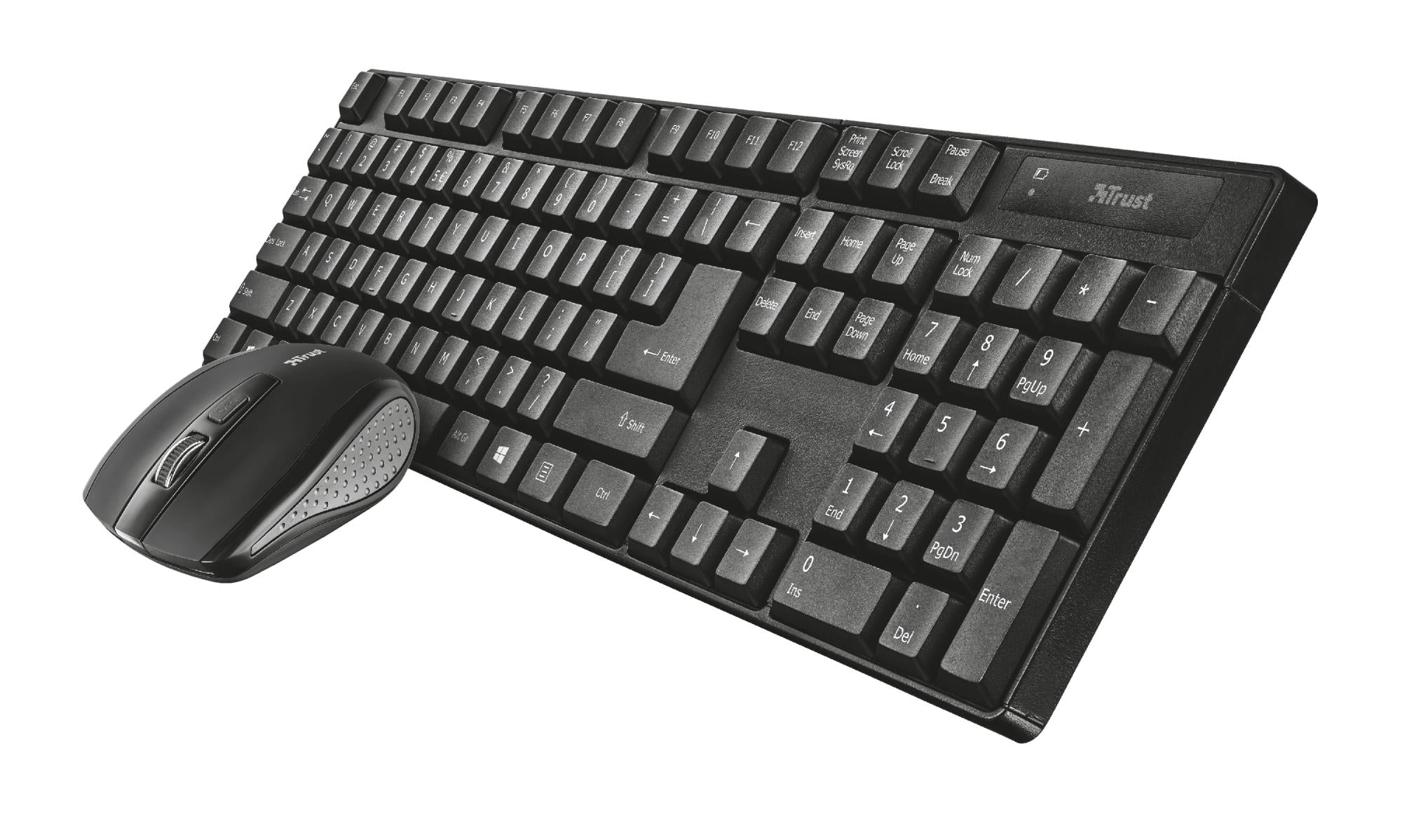 KIT TASTIERA MOUSE CUFFIE WEBCAM TRUST 24234