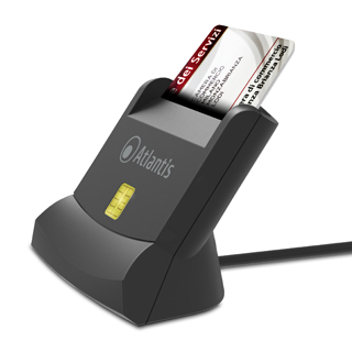 LETTORE SMART CARD USB ATLANTIS P005-SMARTCRV-U