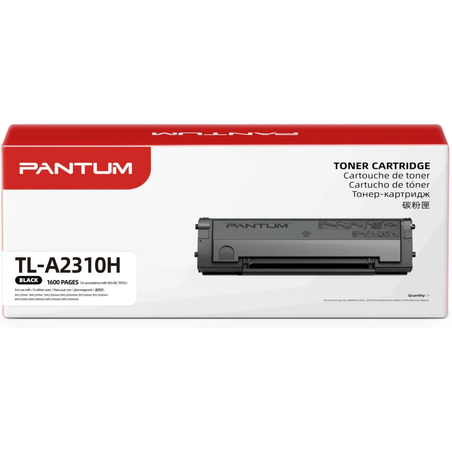 TONER CON TAMBURO PL-A2310H PANTUM ORIGINALE BLACK