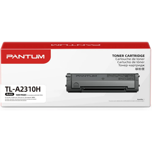 TONER CON TAMBURO PL-A2310H PANTUM ORIGINALE BLACK
